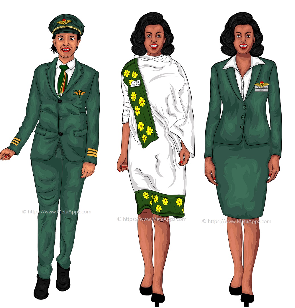 All-Female Ethiopian Flight Crew 1
